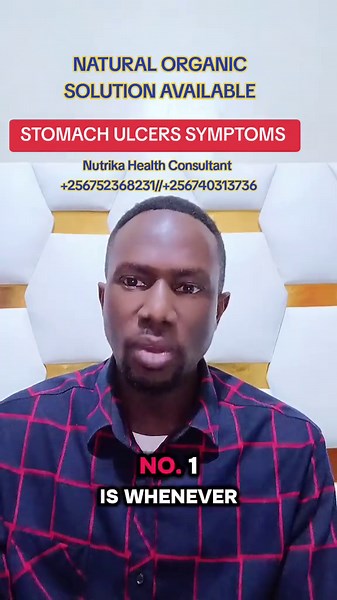 Stomach Ulcers symptoms and natural organic solution #ulcer #stomachulcer #ulcers #nutrika #linkinbio Stomach ulcers, also known as gastric ulcers, are open sores that develop on the lining of the stomach when the protective mucus layer is damaged. This allows stomach acid to irritate and erode the stomach tissue. Common Symptoms of Stomach Ulcers ⚠️ Burning stomach pain – A burning or gnawing pain in the upper abdomen, often worse when the stomach is empty. ⚠️ Bloating and indigestion – Feeling