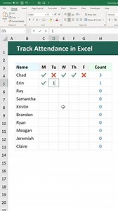 3.6K views · 30 reactions | Attendance Tracker in Excel . . . . . . . . . #Excel #Spreadsheet #DataAnalysis #ExcelTips #MicrosoftExcel #DataVisualization #DataManagement #ExcelSkills #ExcelFormulas #Office365 #ExcelExperts #SpreadsheetTips #ExcelTutorial #DataOrganization #DataScience #ExcelFunctions #Automation #ExcelCharts #Productivity #BusinessAnalysis | Data Driven Insights | Facebook