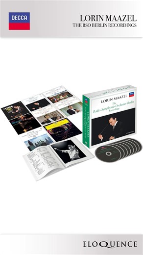 Eloquence on Instagram: "Glowing reviews for the recordings that make up the Lorin Maazel Berlin Radio Symphony Orchestra box set: "polish, elan and great transparency of texture" Stereo Review; "The Philips recording is astonishingly good in its realism" Stereo Review (Bach: Easter Oratorio). Limited Edition. AVAILABLE NOW. Click HERE for more details. >>> https://www.eloquenceclassics.com/releases-archive/lorin-maazel-the-radio-symphonie-orchester-berlin-recordings/"