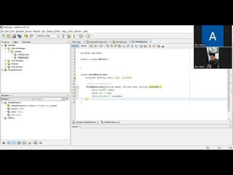 Netbeans Method Kontraktor, Mutator dan Accesor