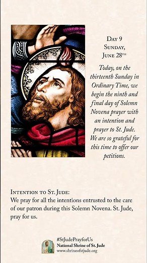 Day 9 - June 2026 Solemn Novena to St. Jude