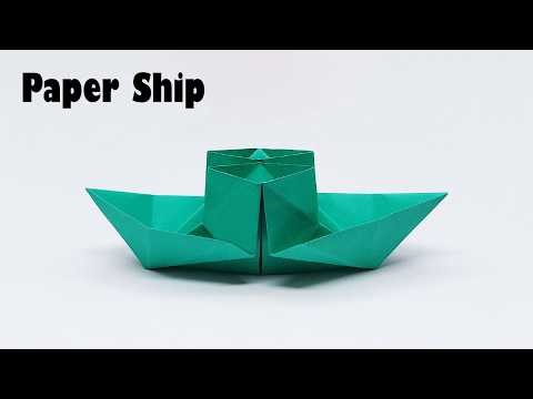 Diy Paper Ship I How to Make Paper Ship I Diy Origami Ship