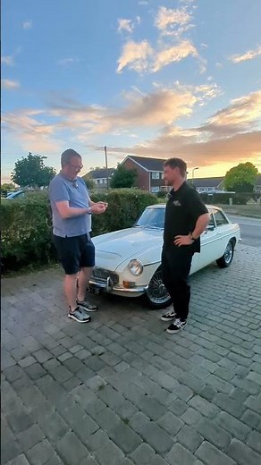 Simon Receives His Classic MGC GT #vintageandclassic #classiccars #classiccarcompetition #winner
