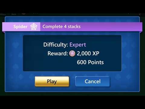Spider Solitaire EXPERT - July 14, 2026 - Microsoft Daily Challenge - Solitaire