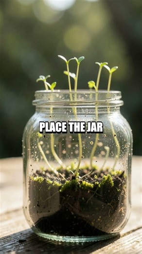 A Tiny Ecosystem in a Jar Home Science