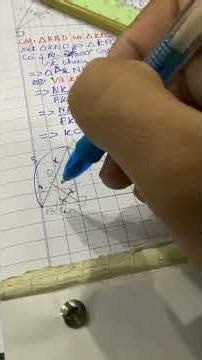 Grade 8 Geometry: Applying the Angle Bisector of a Triangle #trend #trending #fyp #viral #thangth...