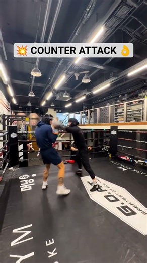 BRUTAL Counter Attack 💥🥊 #boxing #boxingtraining