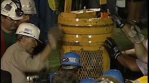 On July 28, 2002, agencies, workers & responders rescued nine coal miners, trapped for four days by the flooding of the Quecreek Mine in Somerset County. The last miner reached the surface at 2:45 a.m. Watch the dramatic rescue of one of those men. #Archives #OnThisDay | Pennsylvania Trails of History