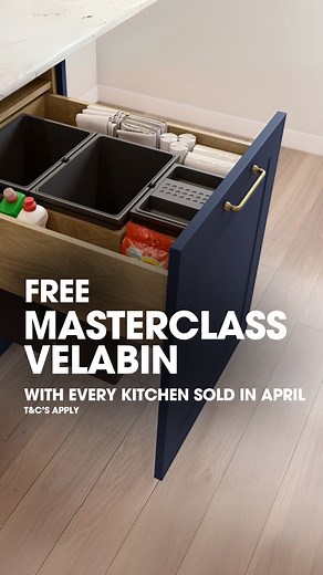 Masterclass kitchens have arrived at Kitchen Kit Truro and Exeter! To celebrate, get a free Masterclass Velabin with every kitchen purchased this April. Smart storage, stylish design — and a little extra, on us. T&Cs apply. #kitcheninspiration #kitchenlove #kitchenupgrade #KitchenKit #interiorinspo #kitchenrenovation #cornwalluk #cornwallliving #cornwalllife #interiordecor #interiordesign #interiorstyling #homedesign #modernliving | Kitchen Kit LTD