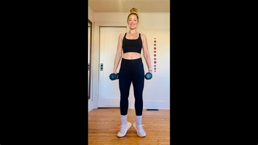 Standing Metabolic Conditioning Dumbbells Workout | 15 Minutes | Mandee Miller