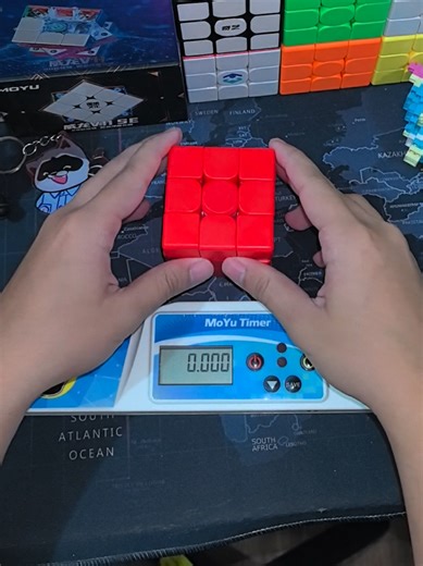 Gotta work on my 2x2 solves🤧 | This MoYu Timer is great👌#rubikscube #cubing #speedcubing #moyutimer #timer