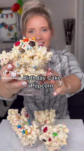 Delicious Birthday Cake Popcorn Recipe