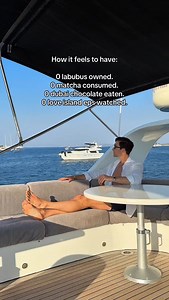 Feels fantastic tbf… #yacht #bodrum #labubu #boat | Williamjwade