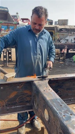Rivet Installation Process Work #rivet #restoration #technology