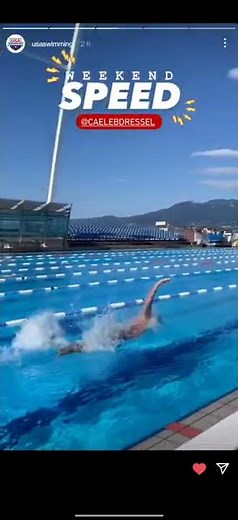 Caeleb Dressel training for world championships 2022