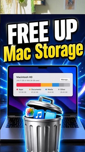 Mac Storage Full? Free Up Space #MacStorage#FreeUpSpace