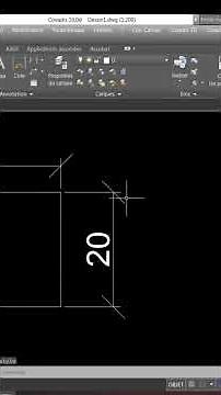 Comment faire une cotation sur autocad et la modifier? #autocad #tutorial