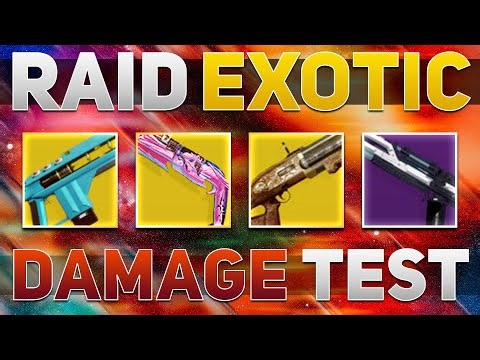 Conditional Finality Damage Comparison (Raid Weapon Test) | Destiny 2 Lightfall