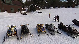 We got some good snow yesterday, with more coming Wednesday! ❄️ Enjoy the area trails with C & C Adirondack Snowmobile Tours >> http://bit.ly/2E68NJF | Adirondack.net