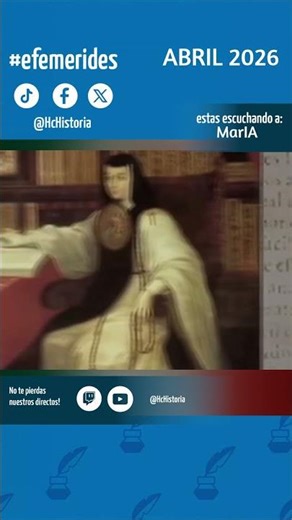 April 17, 1695. Sor Juana Inés de la Cruz dies. #onthisday #april #sorjuana #newspain