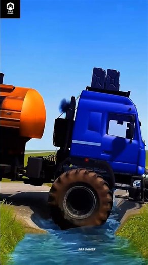 Unstoppable Truck Through Extreme Mud Road | MudRunner Gameplay! #mudrunner #shorts