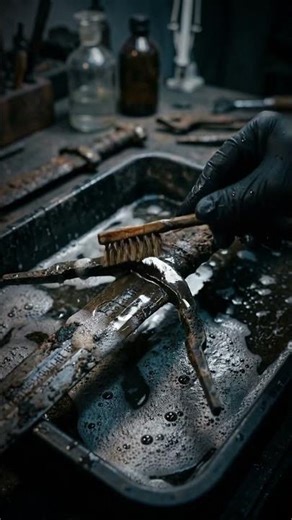 I found Geralt’s BROKEN Silver Sword... (ASMR Restoration) ⚔️ #asmr #restoration #satisfying