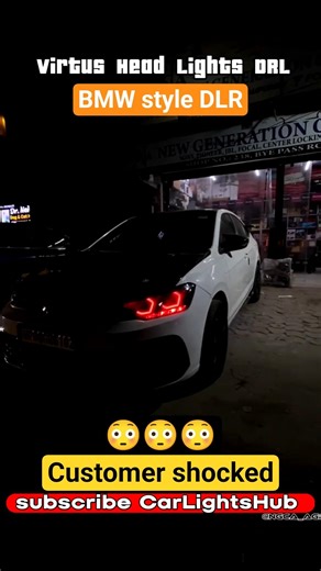"ES Virtus mein BMW style DRL headlight modded hai 🔥✨ #DLRLegend#BMWstyle#ESVirtusMod#viral#shorts
