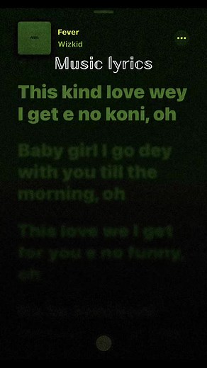Fever - Wizkid Music Lyrics Videos