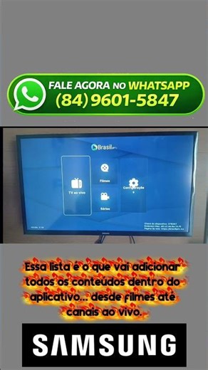 🔥O MELHOR APLICATIVO PARA SMART TV SAMSUNG