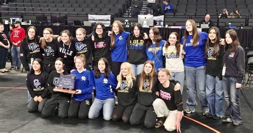 Crook County girls wrestling makes history with first state title