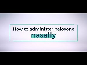 Naloxone administration | INSPQ