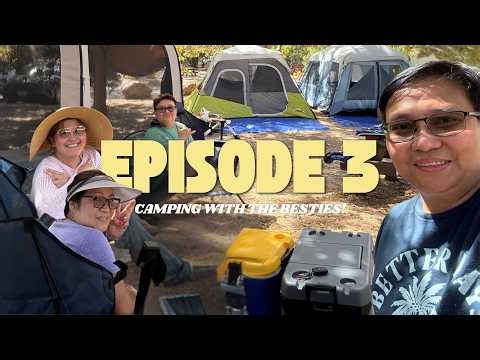 EP. 3: CAMPING AT LEO CARRILLO CAMPGROUND WITH THE BFFS! | Married Filipina Chefs in Cali