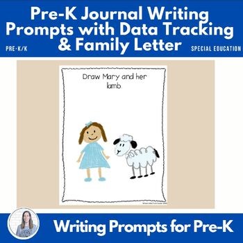Pre-K Year-Round Journal Prompt Bundle | Drawing, Writing & Seasonal Prompts