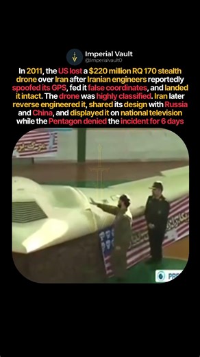 How Iran Captured a $220 Million US Stealth Drone #shorts #history