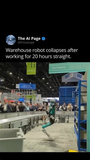 AI / Tech Updates on Instagram: "🤖 Last year, Agility Robotics went viral after sharing footage of their humanoid robot, Digit. 📊 While Digit achieved an impressive 99% success rate over 20 hours of live demonstrations, it still suffered a few falls during ProMat. 🗣️ Liz Clinkenbeard, VP of Communications at Agility Robotics, explained that the incidents may have been intentional, allowing the sales team to demonstrate Digit’s durability and quick-swap limbs. ⚙️ She also noted that occasional