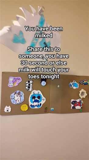 you have been milked #dragonpuppets #homemadepapercraft