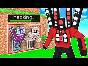 I CHEATED in Hide n Seek vs TITAN SPEAKERMAN in Minecraft!