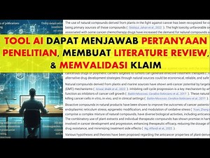 Tool AI untuk Menjawab Pertanyaan Ilmiah, Membuat Literature Review, & Validasi Klaim: EPSILON AI