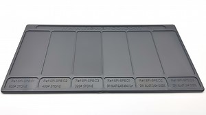 [Hot Item] Vdi 3400 Texture Card & Spi-Spe Finish Card for Plastic Surface Finish Plastic Sample Card in Stock