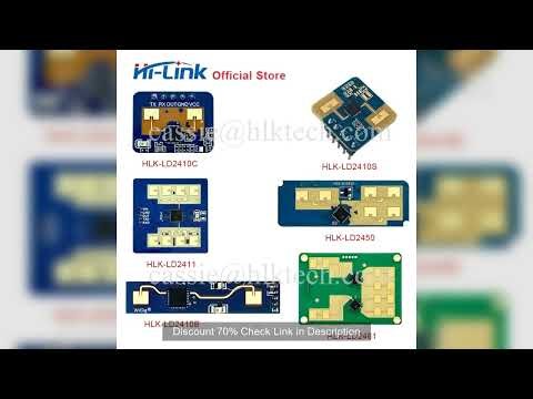 HiLink HLK-LD2410B LD2410C LD2420 LD2450 24Ghz Smart Human Presence Radar Module Multi-level intelli