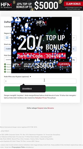 CÓDIGO DE SOCIO HFM : 3044984