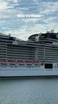 MSC Virtuosa making a stunning departure from Southampton today, 26 September 2026.