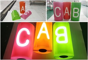 [Hot Item] 3D Outdoor Supermarket Signage LED Advertising Logo Letter Sign
