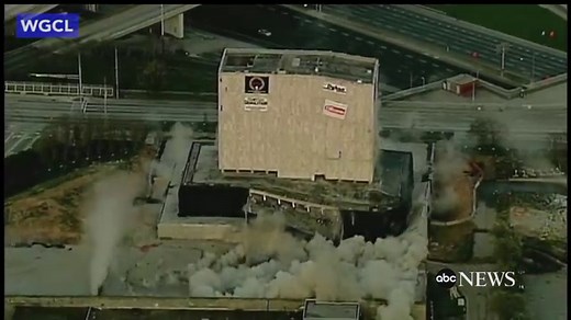 Old Georgia archives demolished in building implosion