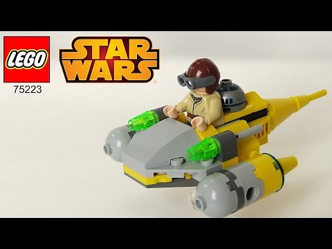 LEGO STAR WARS - Naboo Starfighter Microfighter (SET 75223 Speed Build Instructions)