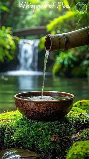 Relaxing Zen Garden Water Fountain | Bamboo Water Sound for Meditation & Sleep