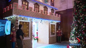 Huge gingerbread castle takes shape at Fairmont Hotel Macdonald