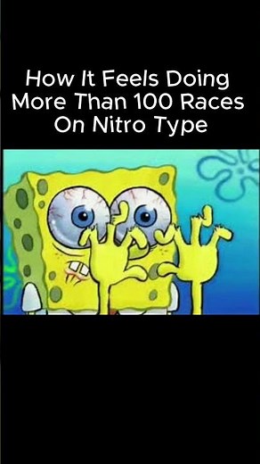 How It Feels Doing More Than 100 Races On Nitro Type