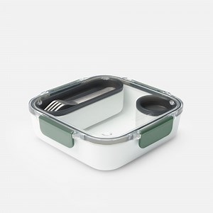 Black Blum | Lunch Box Original | Reusable, Sustainable, Food Safe, Eco-Friendly, 100% Leak Proof, Freezer Safe, Microwave Safe