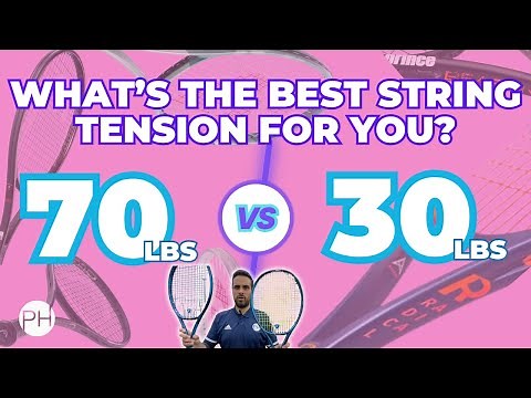 STRING TENSION TEST: 70lbs v 30lbs